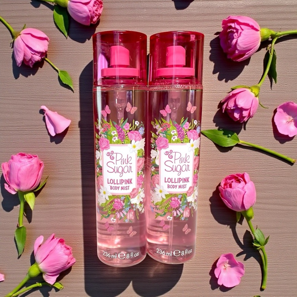 Lot Of (2) Pink Sugar Lollipink 8 oz Body Mist For Women BRAND NEW!